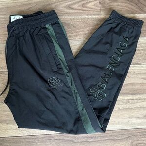 Balenciaga (Vintage) | Black Track Pants  — S/M (Read Description)